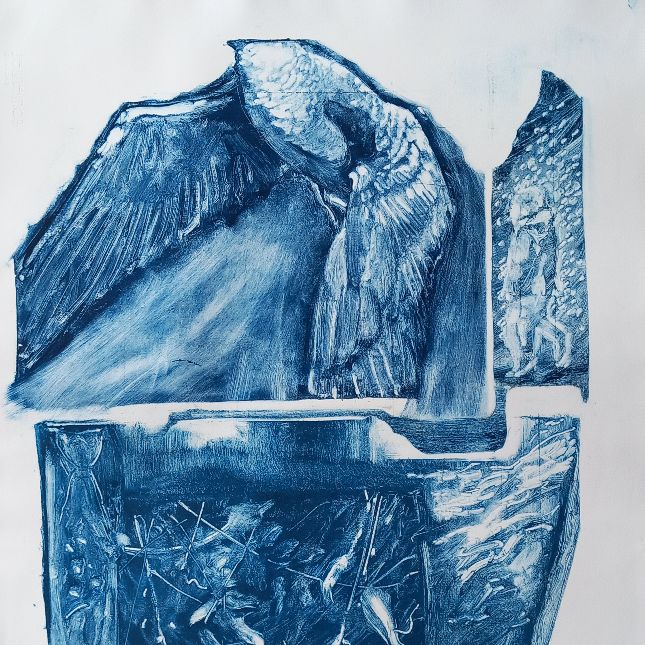 Fragments 54cm X 73cm Monotype On 280gsm Somerset Paper