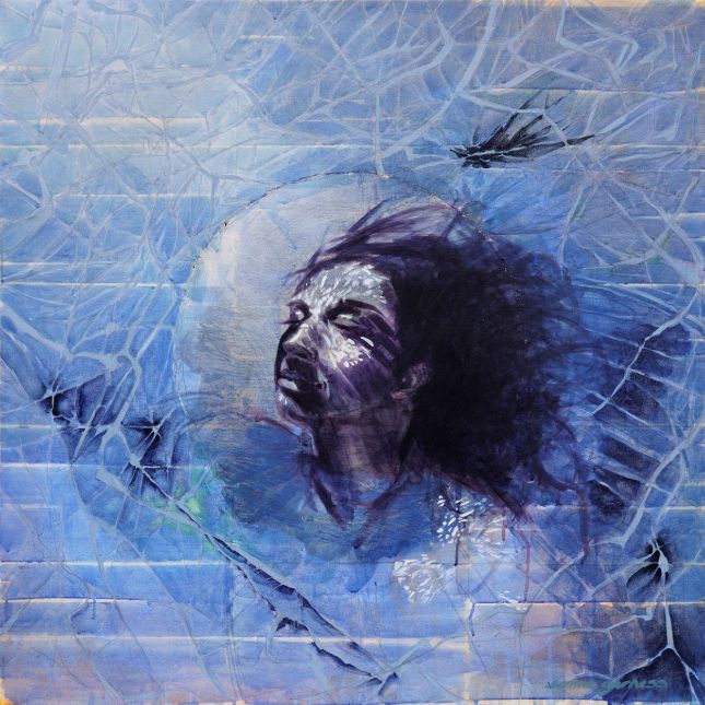 Breath Of Fresh Air 100cm X 100cm Acrylic On Canvas